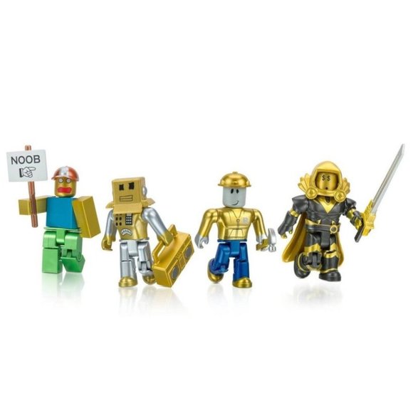 Roblox Icons Gold Collectors Set 15th Anniversary Gold Collectors Set Figures - Picture 1 of 16
